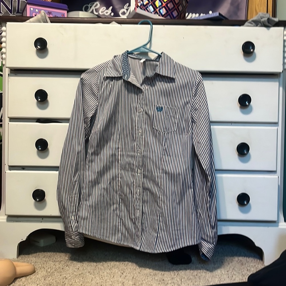 Cinch Fitted Stripe Button Down